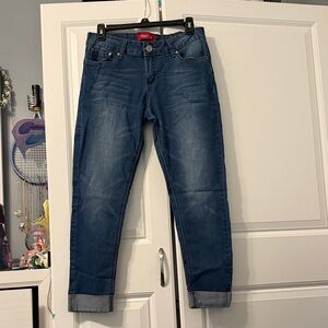 GOGO Deep Blue Ankle Jeans